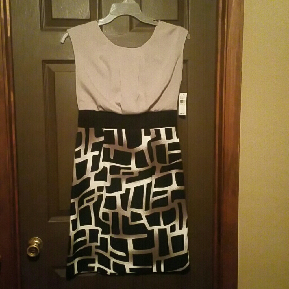 ALxy Gray and black dress.